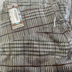 Boohoo plus checked high waist legging